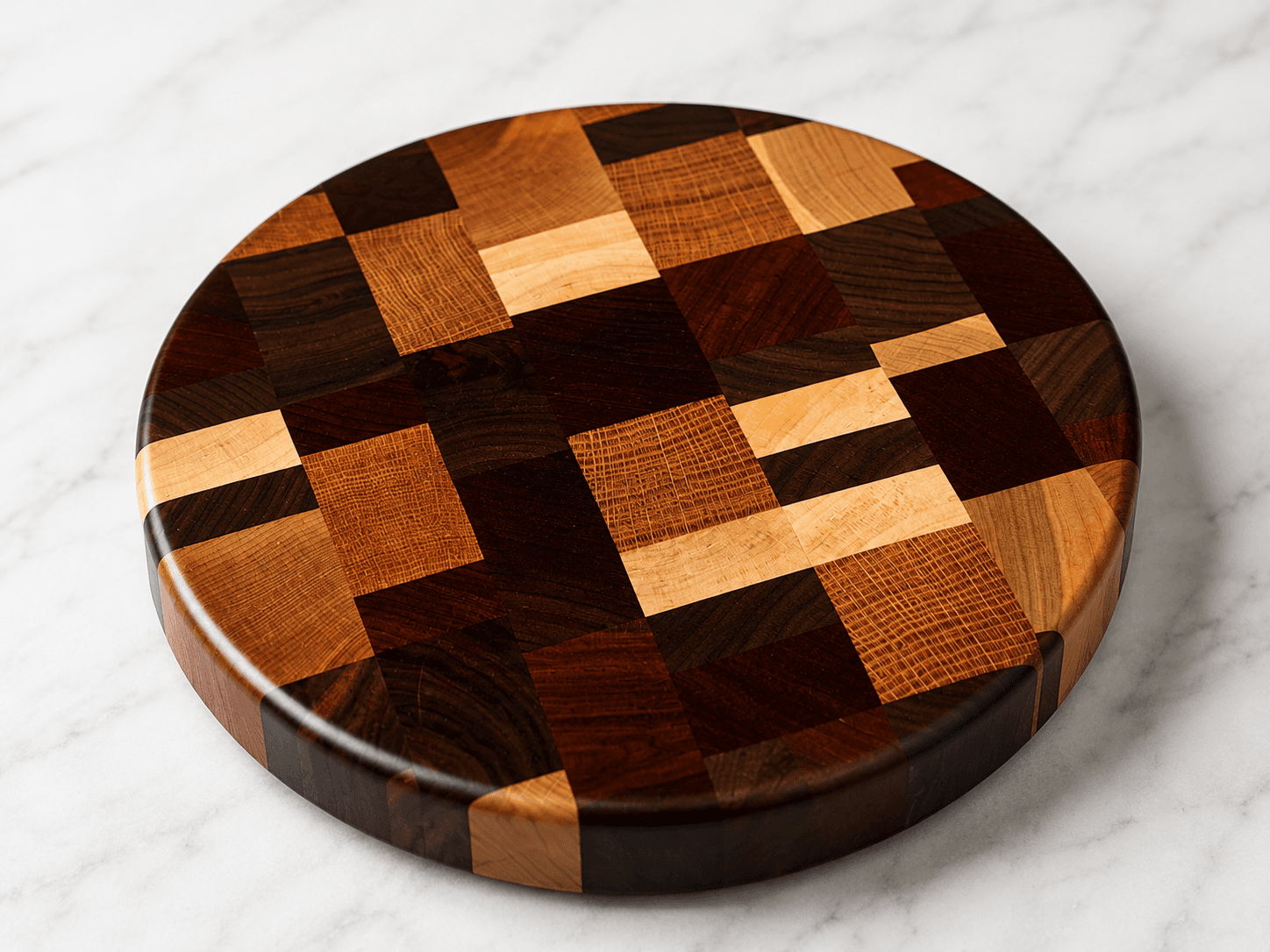 The Mosaic Butcher Block — endgrain board