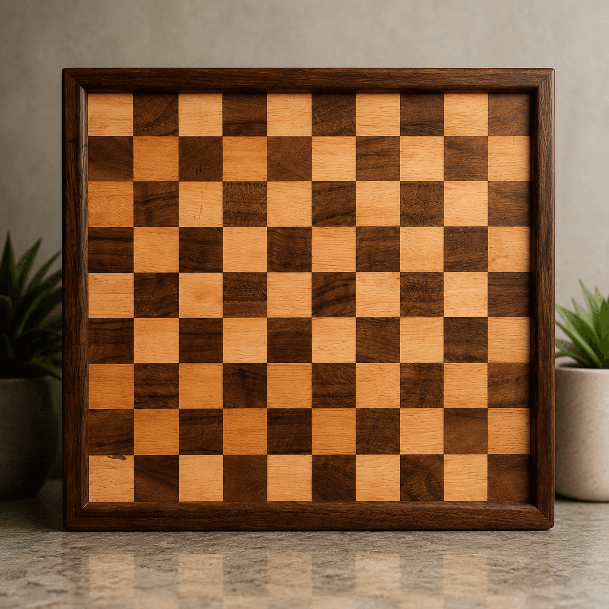 The King's Gambit Board — endgrain board