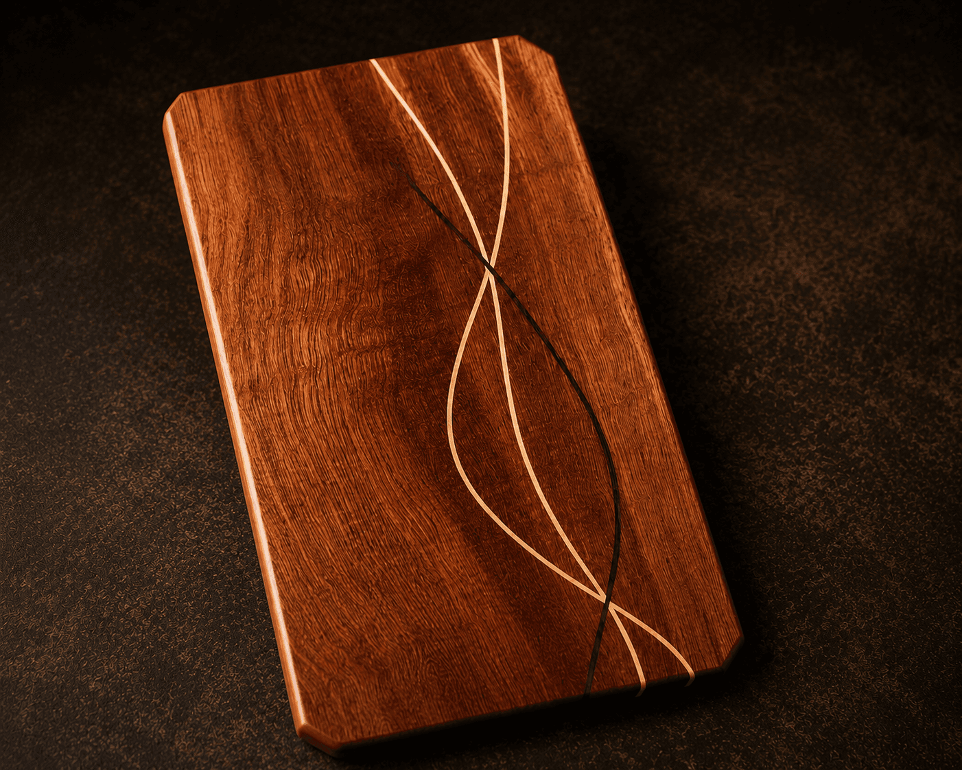 The Riverline Collection — walnut board
